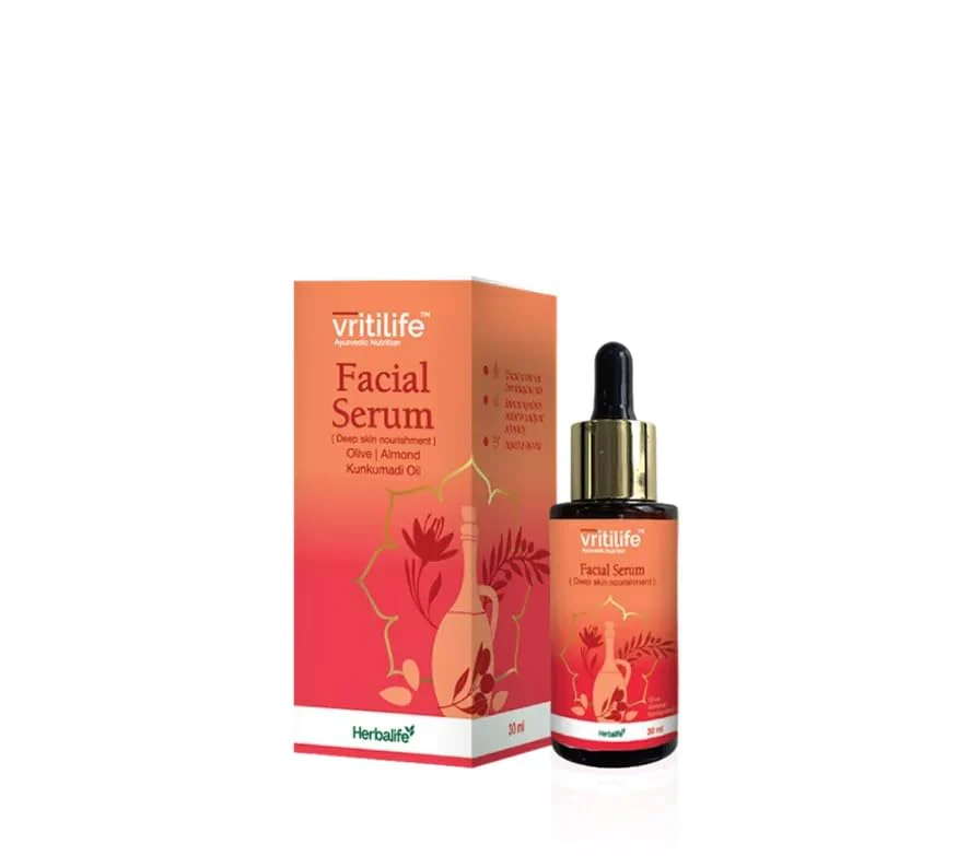 Herbalife Vritilife Facial Serum | Hydrating & Revitalizing Face Serum with Botanical Extracts for Glowing Skin | 30ml