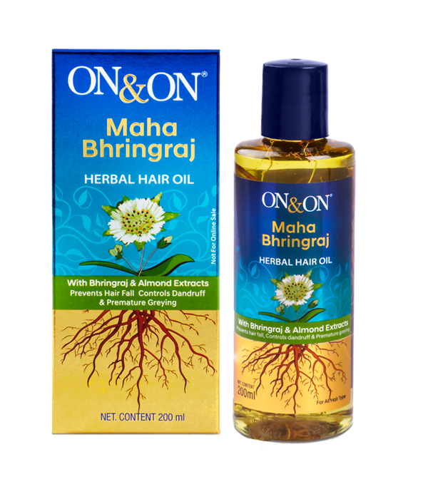 On&on Maha Bhringraj Herbal Hair Oil 200 ml