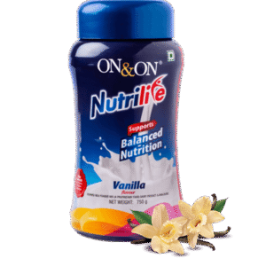 On&on Nutrilife Vanilla Flavour Powder 750 Gms