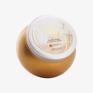 ORIFLAME Milk & Honey Gold Classic Grace Hand & Body Cream: Rich Hydration for Soft & Supple Skin (250 ML)