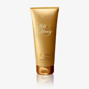 Oriflame Milk & Honey Gold Smoothing Sugar Scrub: Exfoliate & Reveal Radiant Skin (200ML)
